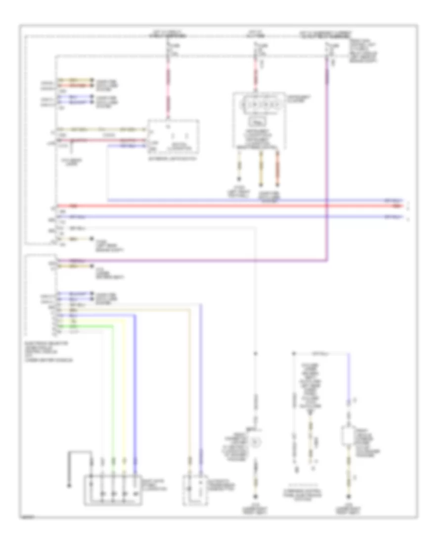 Instrument Illumination Wiring Diagram (1 of 2) for Mercedes-Benz GLK350 4Matic 2011