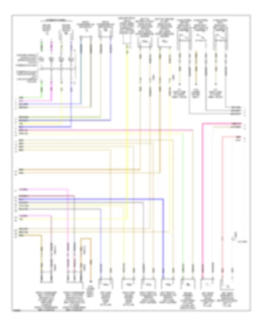 Supplemental Restraint Wiring Diagram 2 of 3 for Mercedes Benz GLK350 4Matic 2011