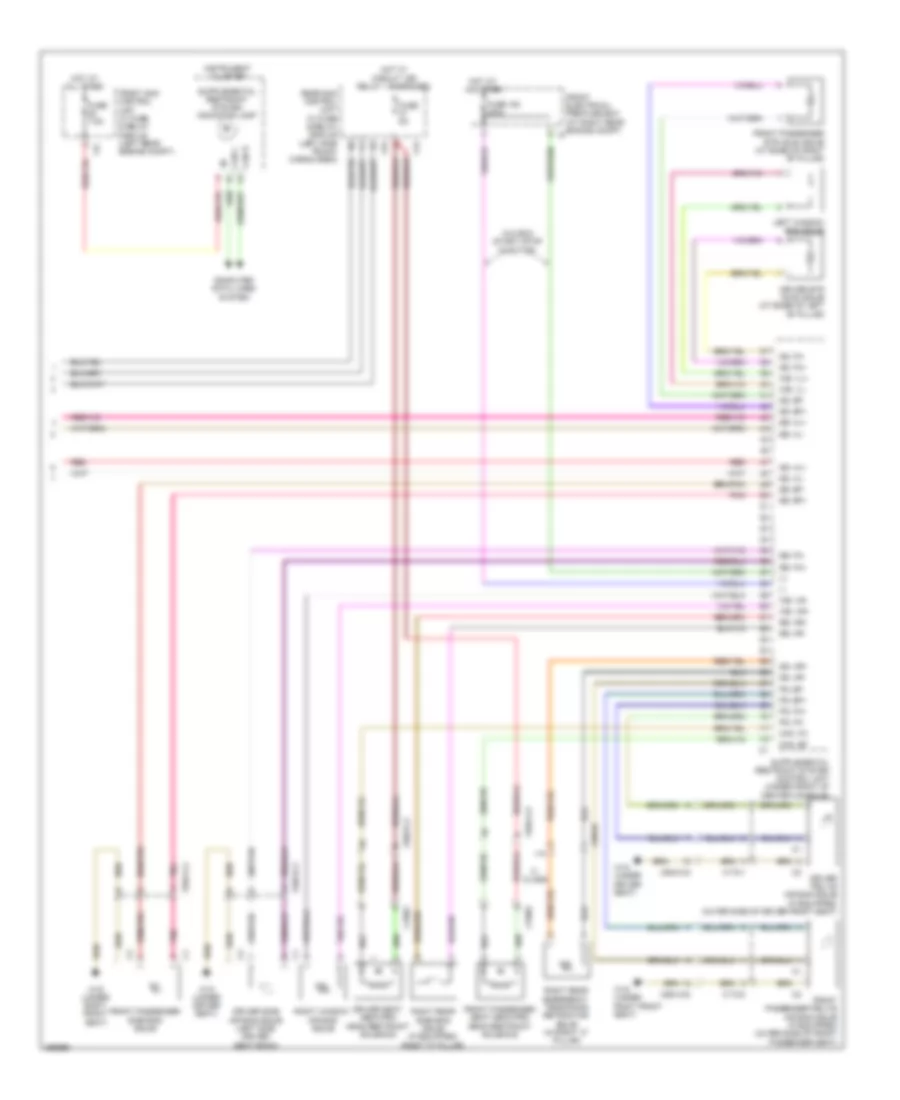 Supplemental Restraint Wiring Diagram (3 of 3) for Mercedes-Benz GLK350 4Matic 2011