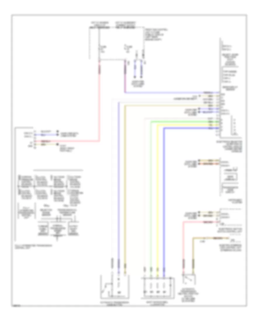 Transmission Wiring Diagram for Mercedes-Benz GLK350 4Matic 2011