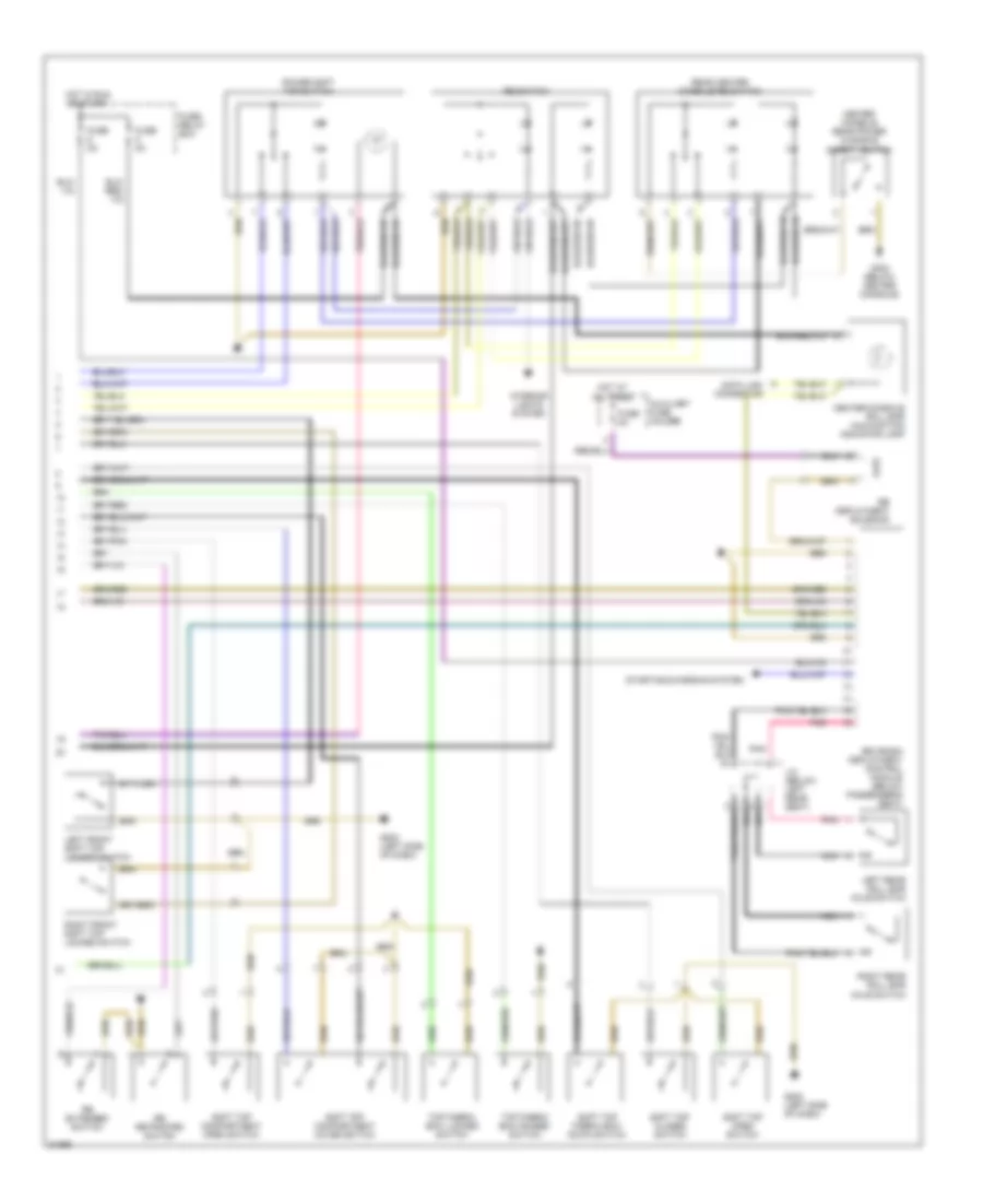 Электросхема складной крыши (2 из 2) для Mercedes-Benz 300CE 1993