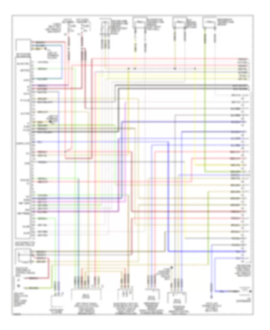 Automatic A C Wiring Diagram Wagon 1 of 2 for Mercedes Benz E320 2002