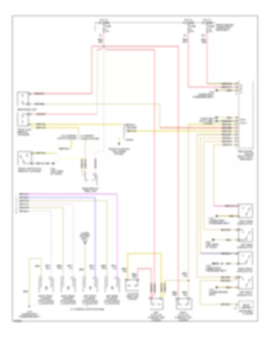 Courtesy Lamps Wiring Diagram, Wagon (2 of 2) for Mercedes-Benz E320 2002