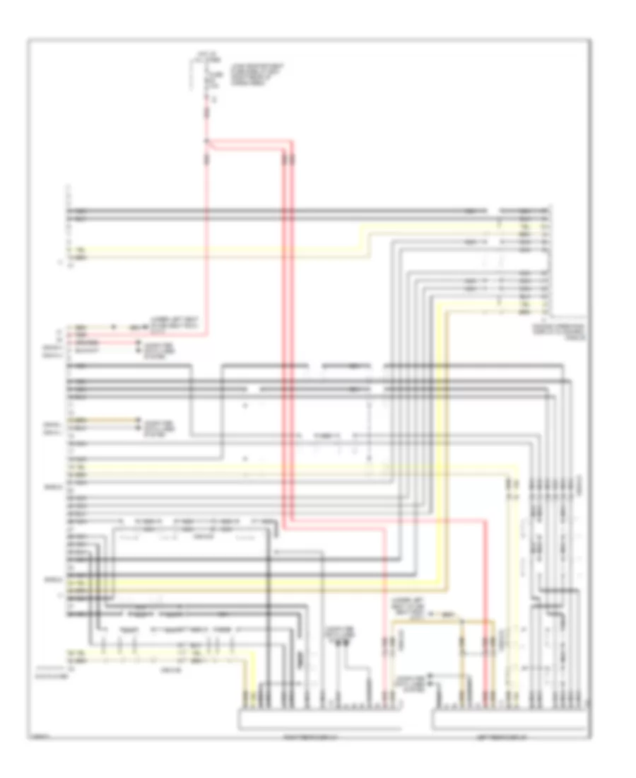 DVD Player Wiring Diagram for Mercedes-Benz ML350 2011