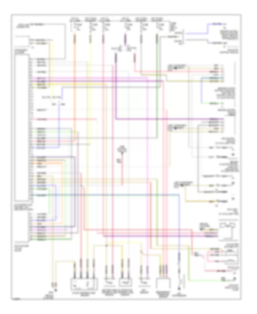 Air Conditioning Wiring Diagrams for Mercedes-Benz C280 1997