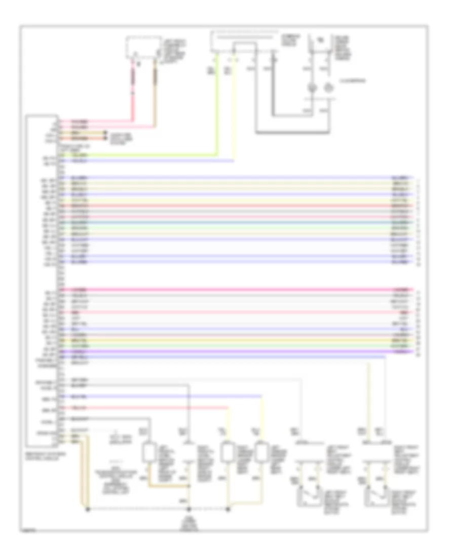 Supplemental Restraints Wiring Diagram (1 of 2) for Mercedes-Benz S430 4Matic 2005