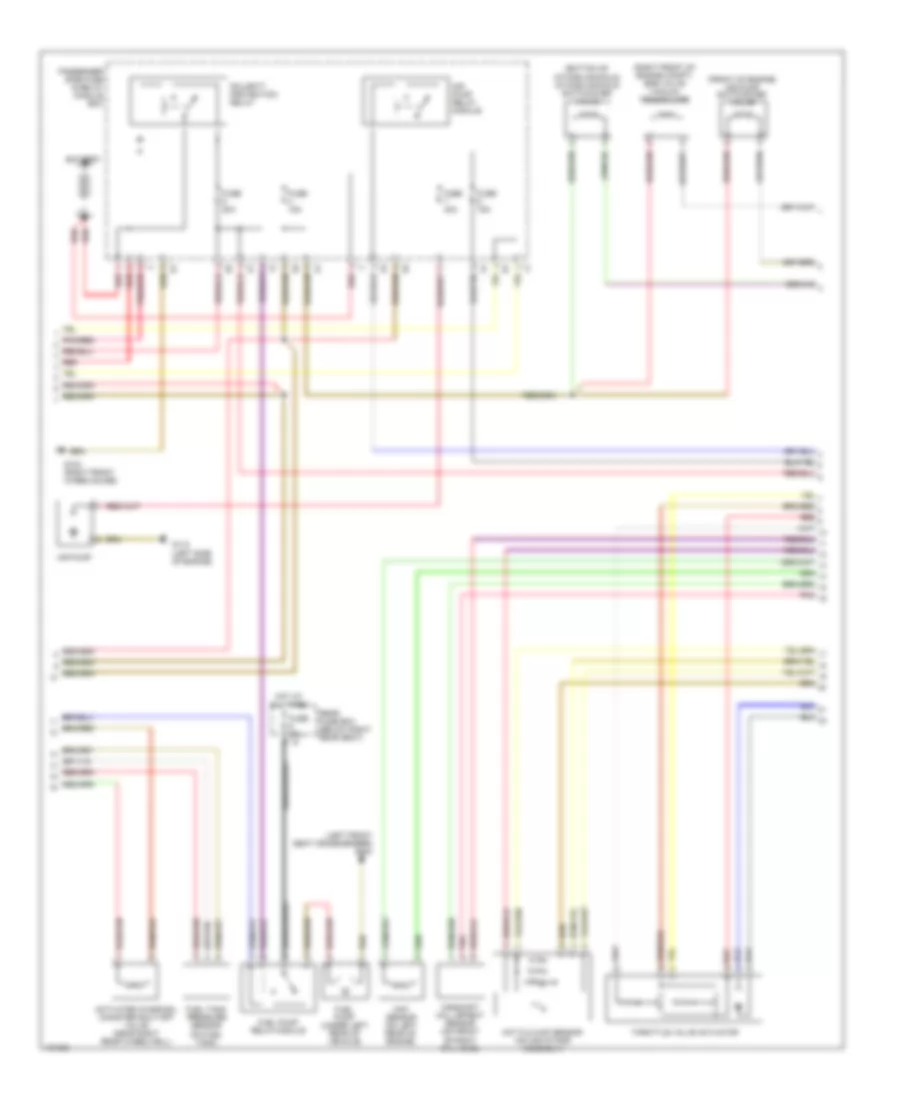 3.2L, Engine Performance Wiring Diagrams (2 of 3) for Mercedes-Benz E320 2000