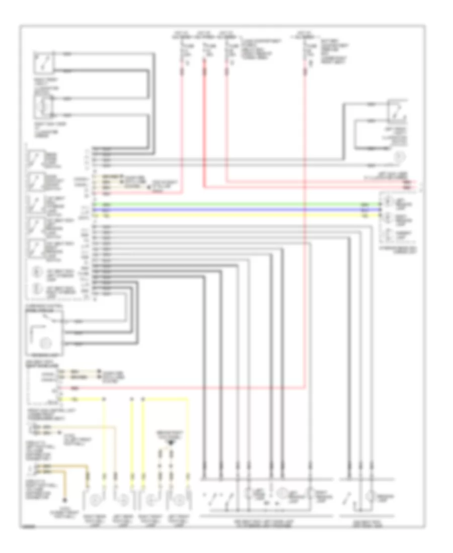 Courtesy Lamps Wiring Diagram 1 of 2 for Mercedes Benz R350 2008