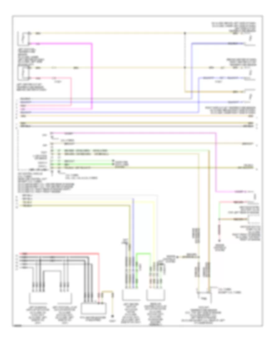 Automatic AC Wiring Diagram, without Thermotronic (2 of 3) for Mercedes-Benz ML350 4Matic 2011