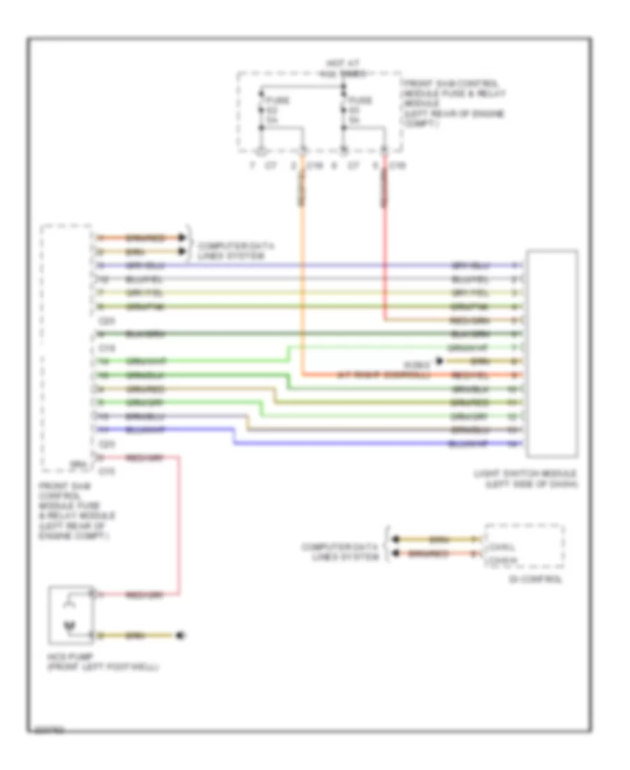 схема шайбы фары для Mercedes-Benz CLK320 2003