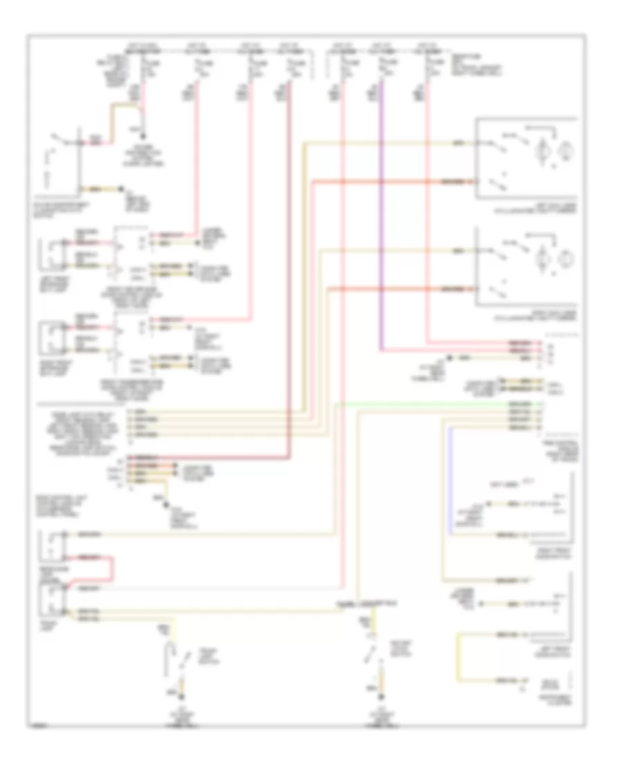 Courtesy Lamps Wiring Diagram, Convertible for Mercedes-Benz CLK320 2003