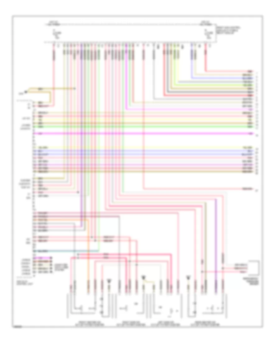 Automatic A C Wiring Diagram 1 of 3 for Mercedes Benz S550 2008
