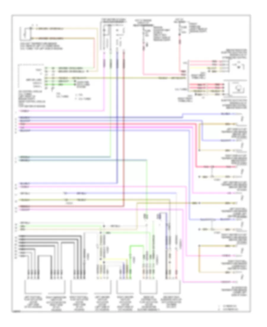 Automatic AC Wiring Diagram, with Thermotronic (3 of 3) for Mercedes-Benz R350 4Matic 2010