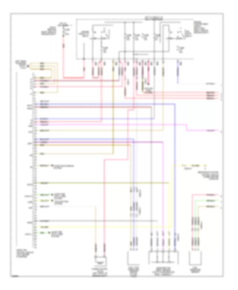 3.5L, Engine Performance Wiring Diagram (1 of 4) for Mercedes-Benz R350 4Matic 2010