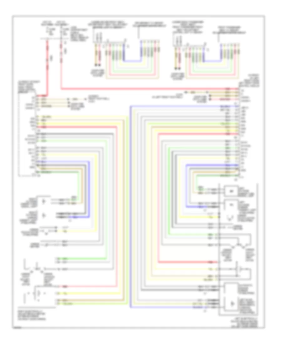 Memory Mirrors Wiring Diagram for Mercedes-Benz R350 4Matic 2010