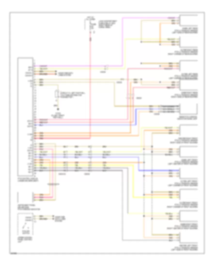 Parktronic Wiring Diagram for Mercedes Benz R350 4Matic 2010