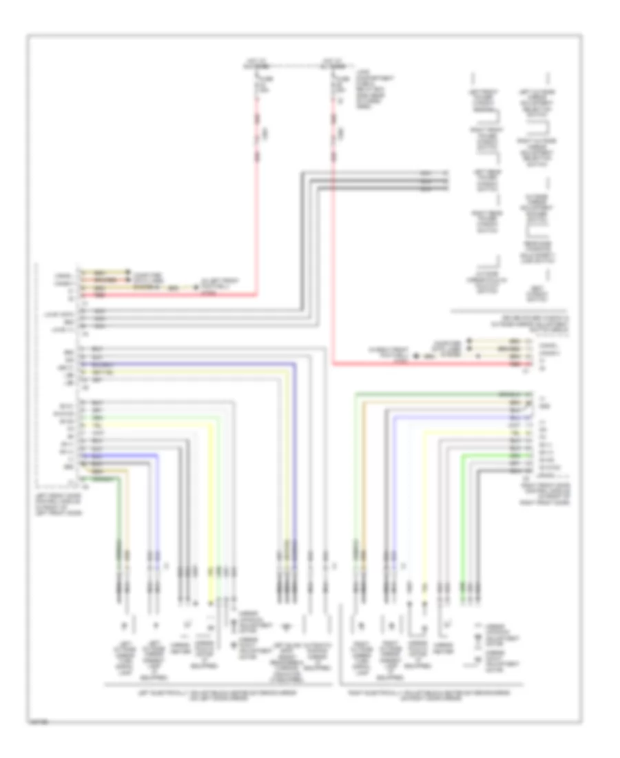 Power Mirror Wiring Diagram for Mercedes-Benz R350 4Matic 2010