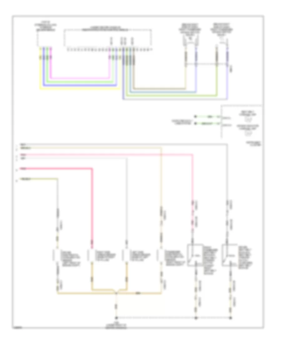 Supplemental Restraint Wiring Diagram 3 of 3 for Mercedes Benz R350 4Matic 2010