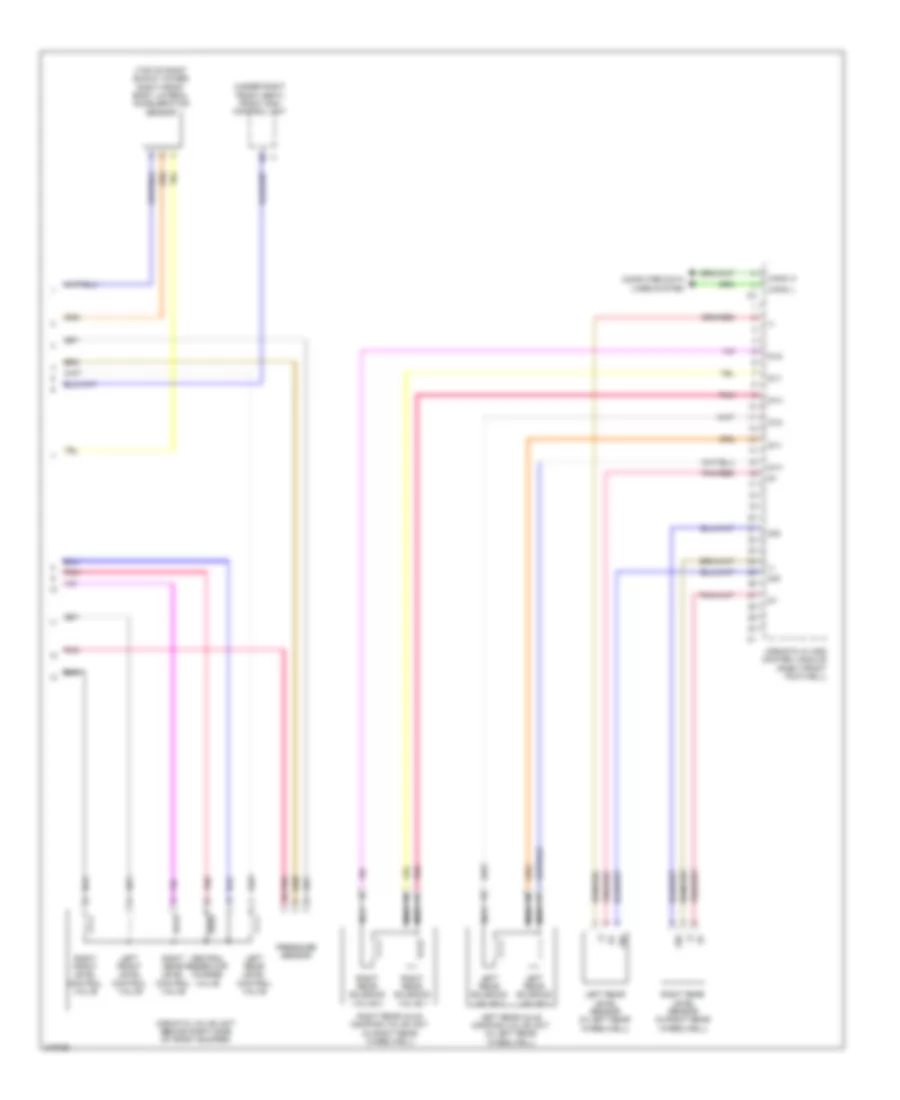 Electronic Suspension Wiring Diagram (2 of 2) for Mercedes-Benz R320 2009