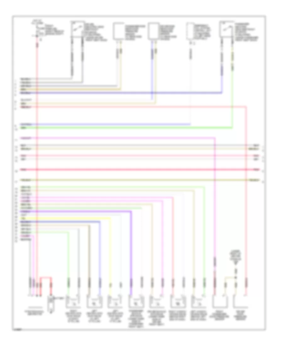 Supplemental Restraint Wiring Diagram (2 of 3) for Mercedes-Benz R320 2009