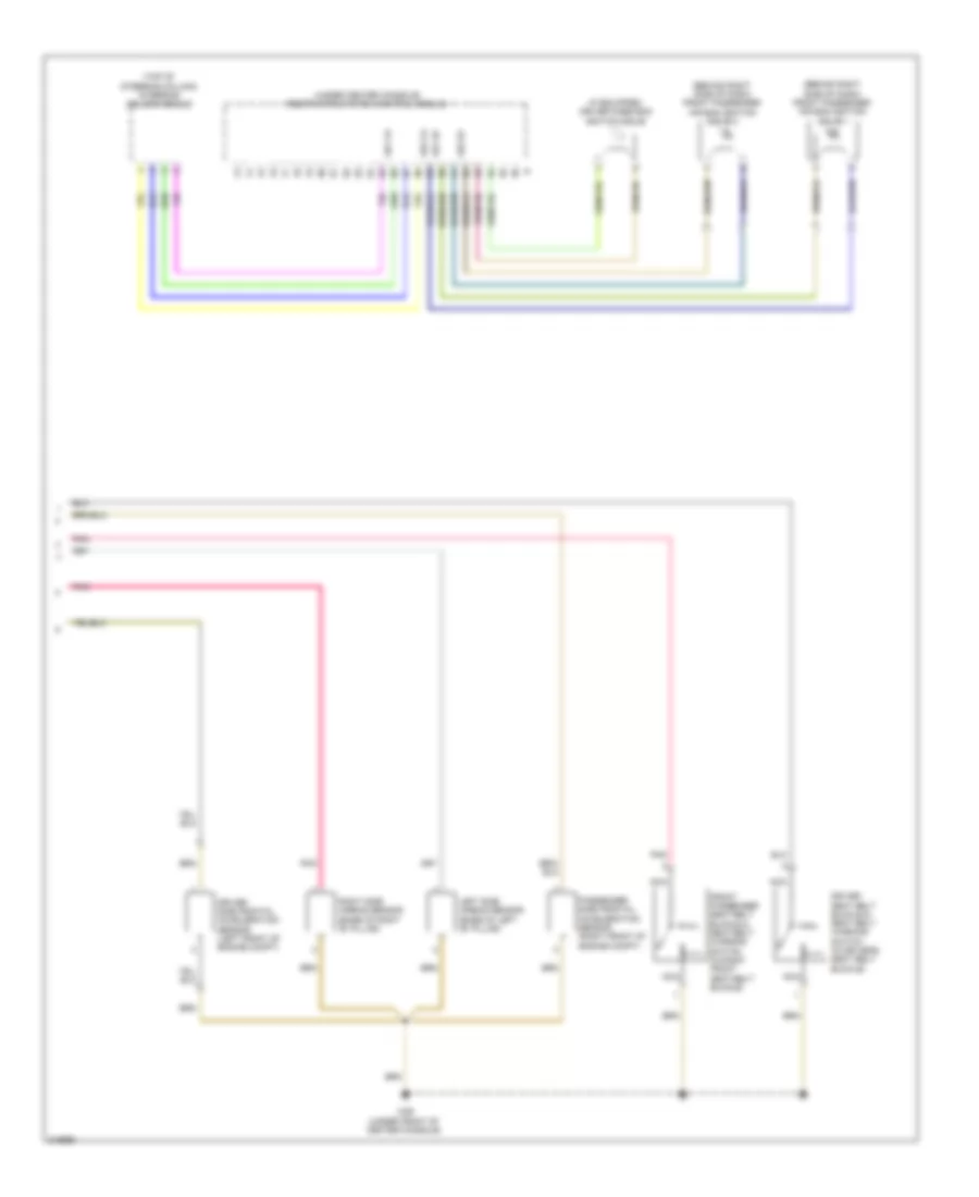 Supplemental Restraint Wiring Diagram (3 of 3) for Mercedes-Benz R320 2009