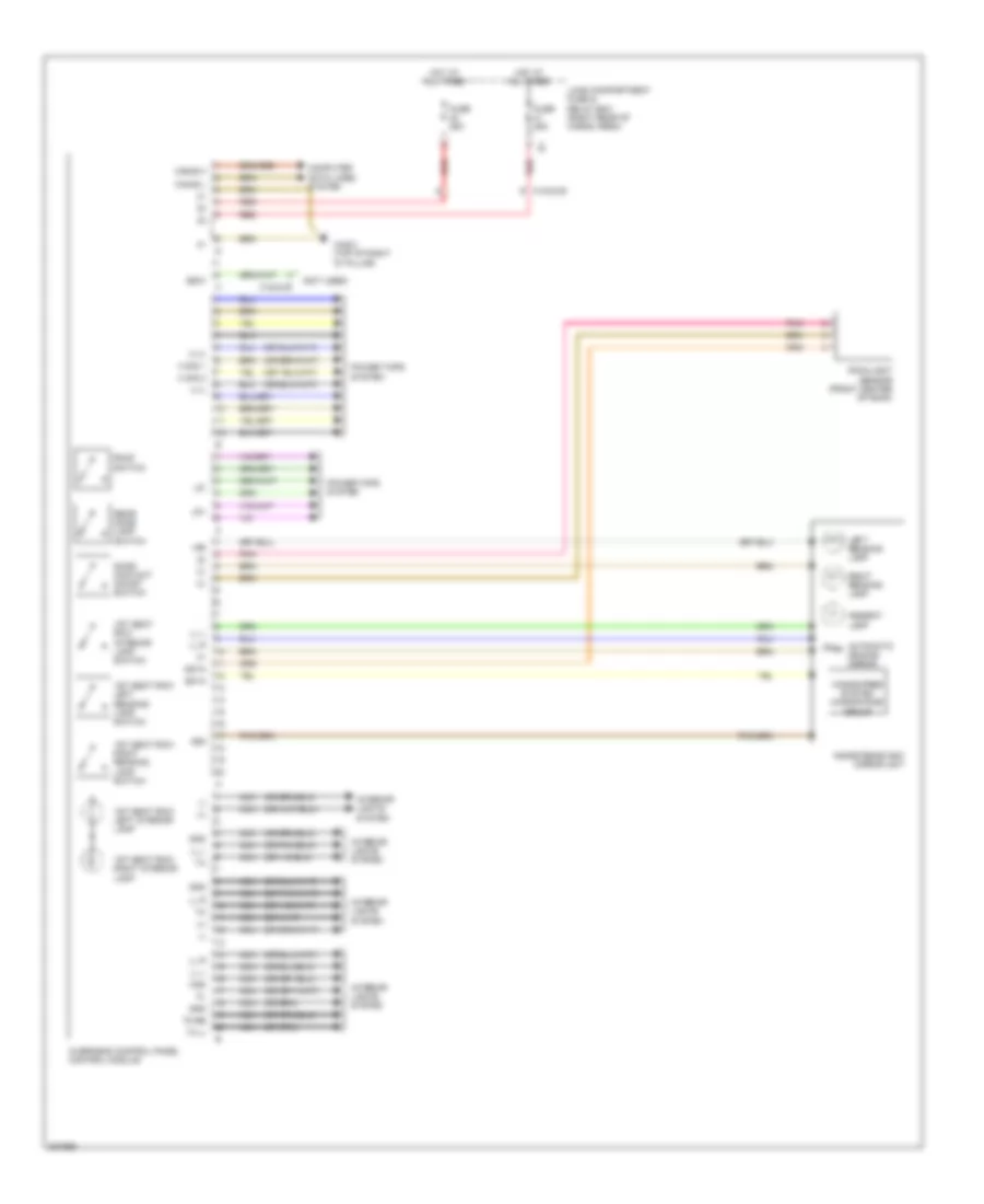 Overhead Console Wiring Diagram for Mercedes Benz R350 BlueTEC 2010