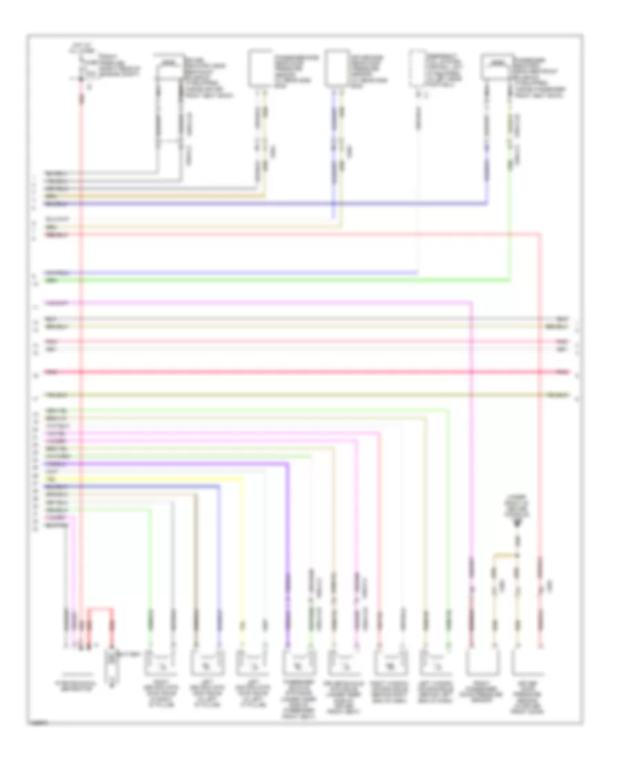 Supplemental Restraint Wiring Diagram (2 of 3) for Mercedes-Benz R350 BlueTEC 2010