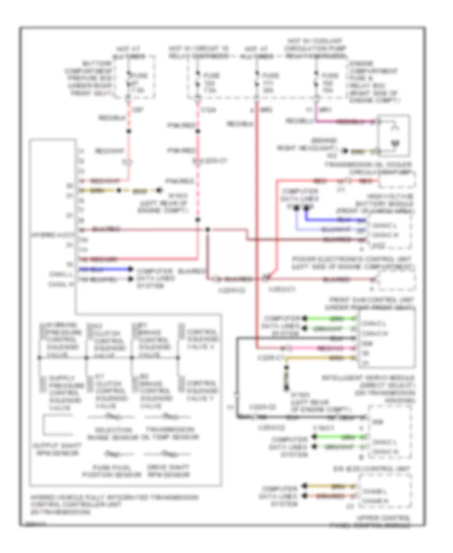 A T Wiring Diagram for Mercedes Benz ML450 4Matic 2011