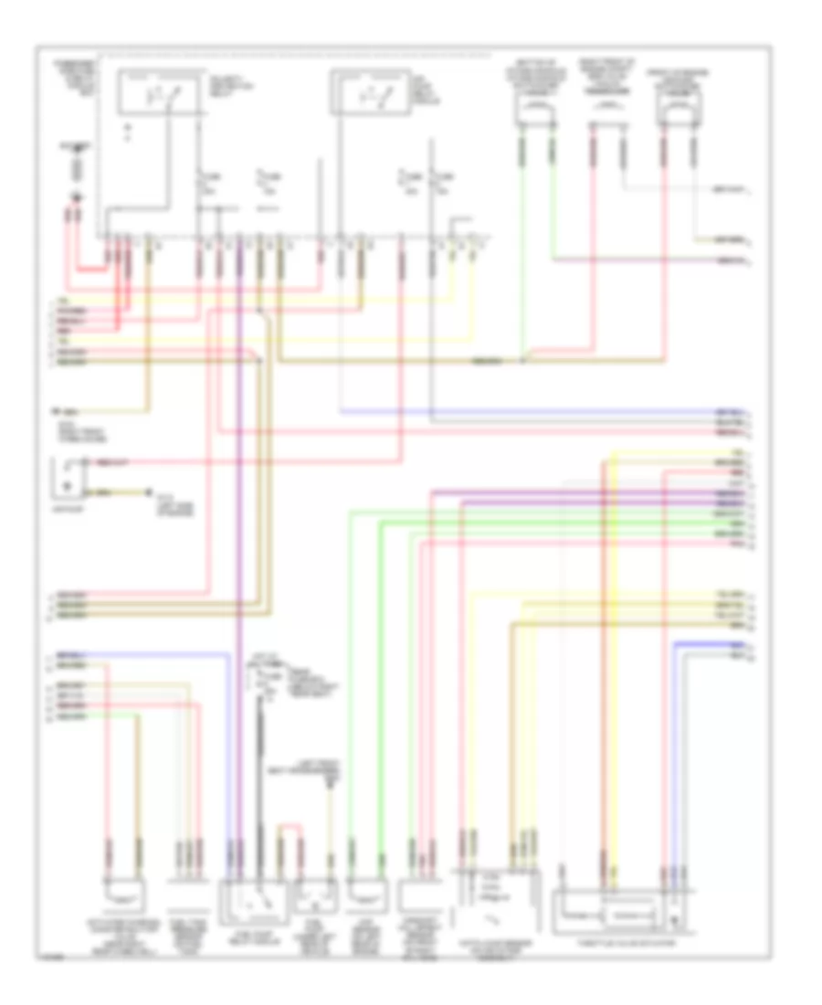 4.3L, Engine Performance Wiring Diagrams (2 of 3) for Mercedes-Benz E430 4Matic 2000