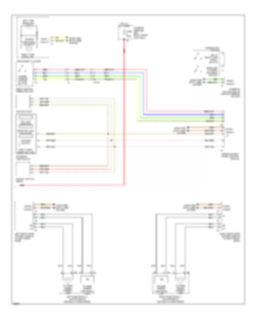 Exterior Lamps Wiring Diagram 2 of 2 for Mercedes Benz S400 2010