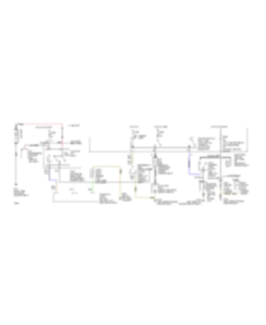 2 3L Cooling Fan Wiring Diagram for Mercedes Benz 190E 1990