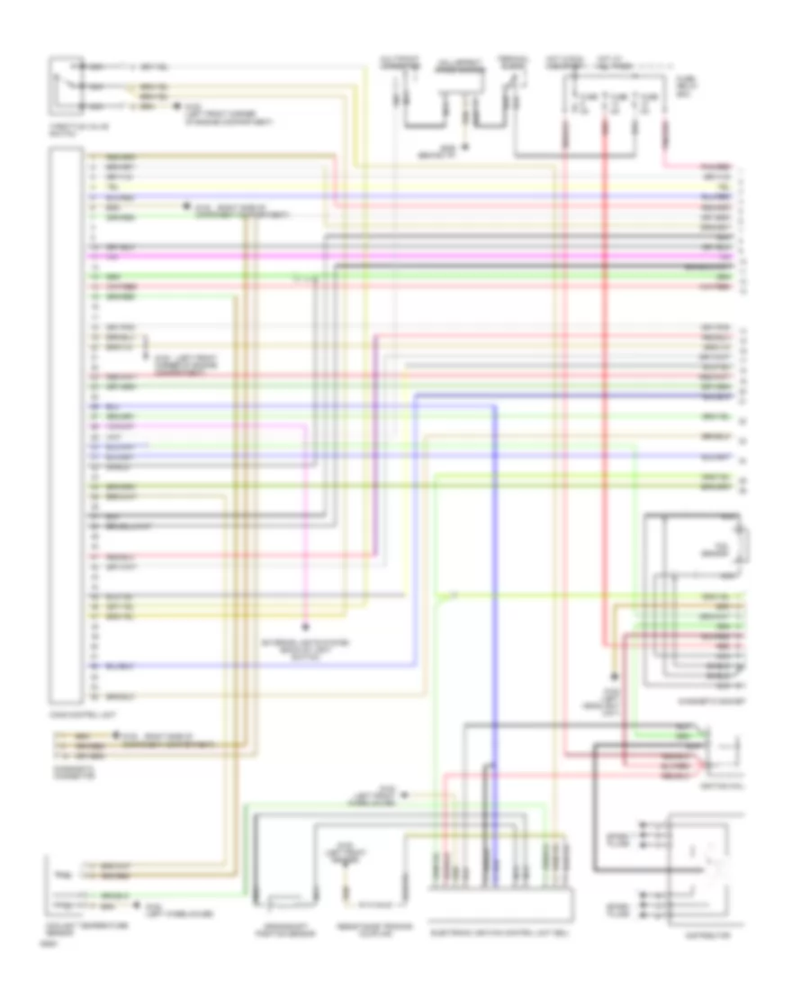 2 6L Engine Performance Wiring Diagrams M T Federal 1 of 2 for Mercedes Benz 190E 1990