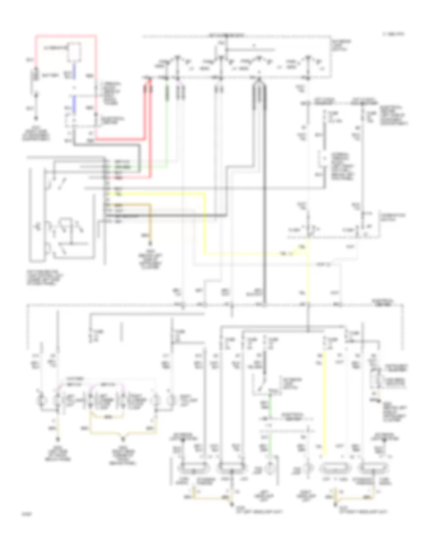 Headlight Wiring Diagram with DRL for Mercedes Benz 190E 1990