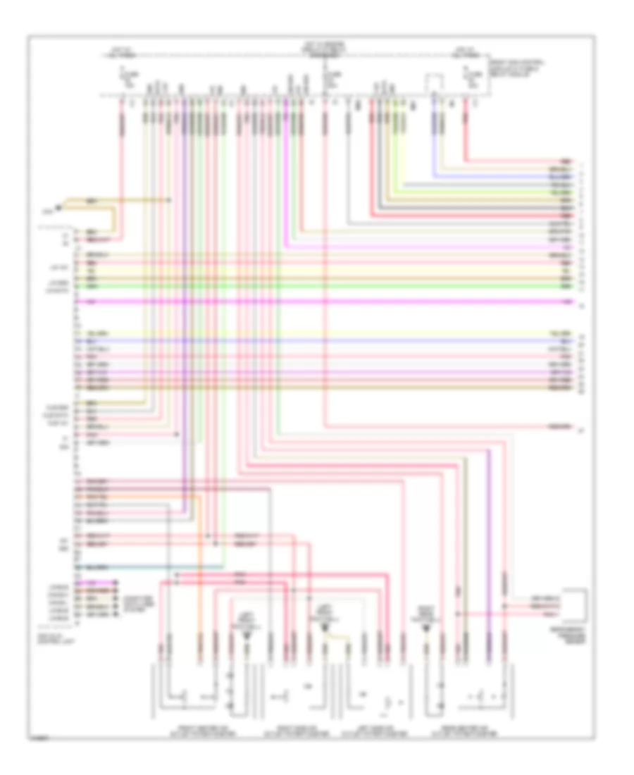 Automatic A C Wiring Diagram 1 of 3 for Mercedes Benz S550 2009