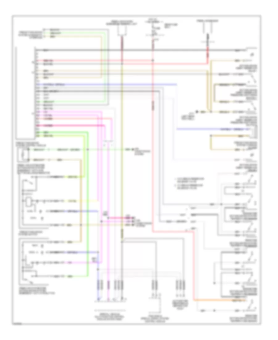 Fire Suppression Wiring Diagram for Mercedes Benz S550 2009