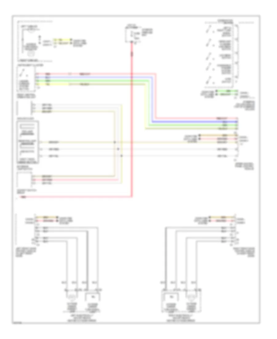Exterior Lamps Wiring Diagram 2 of 2 for Mercedes Benz S550 2009