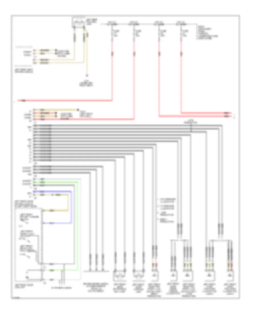 Interior Lights Wiring Diagram (3 of 4) for Mercedes-Benz S550 2009