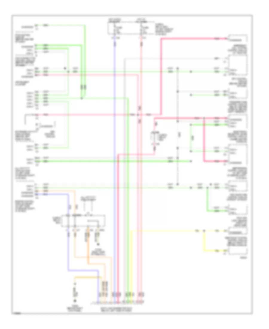 Computer Data Lines Wiring Diagram for Mercedes-Benz ML320 2002