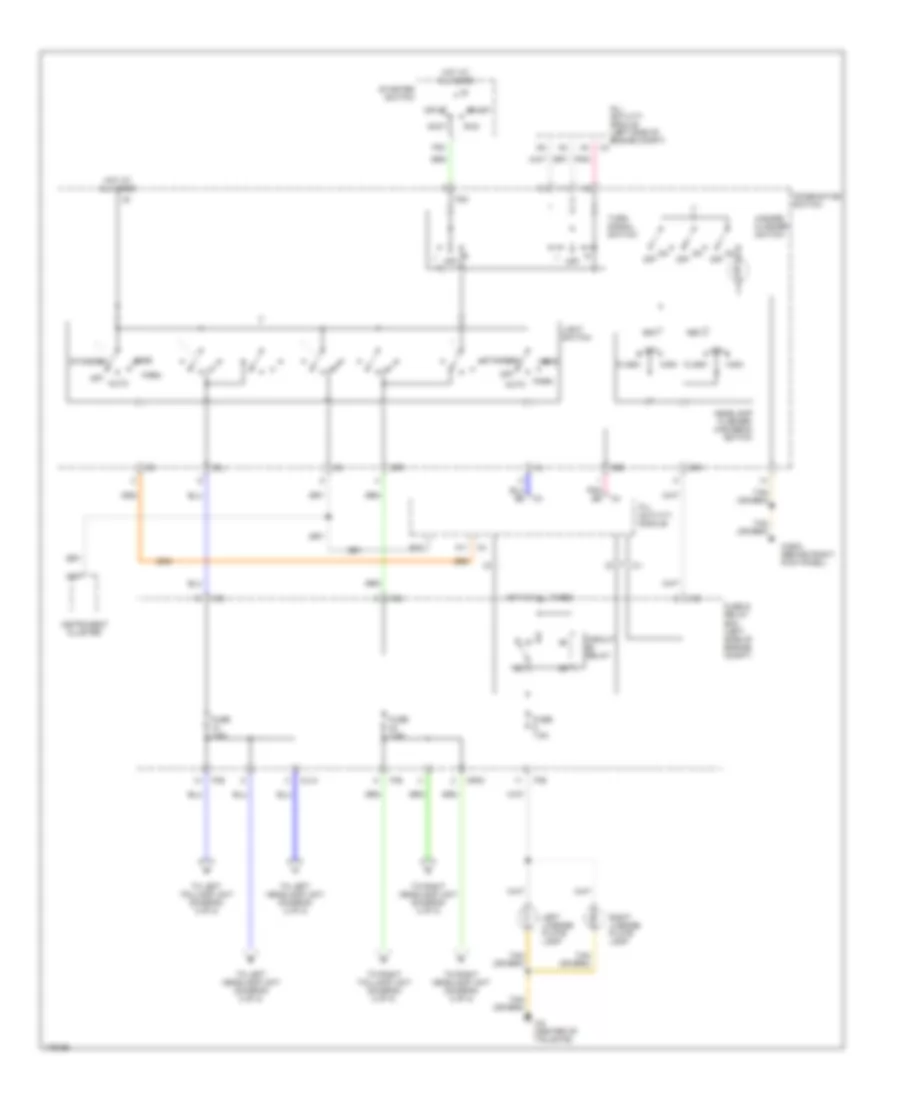 Exterior Lights Wiring Diagram (1 of 2) for Mercedes-Benz ML320 2002