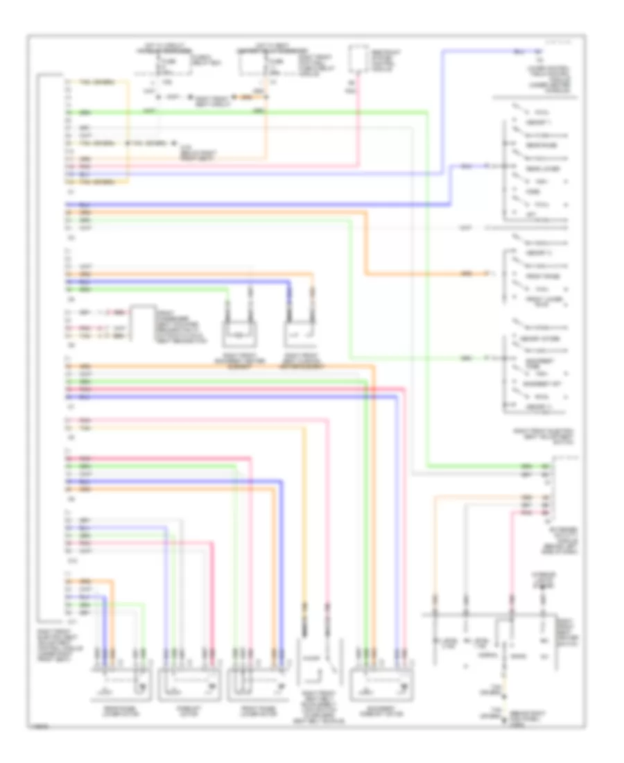 Passenger s Memory Seat Wiring Diagram for Mercedes Benz ML320 2002