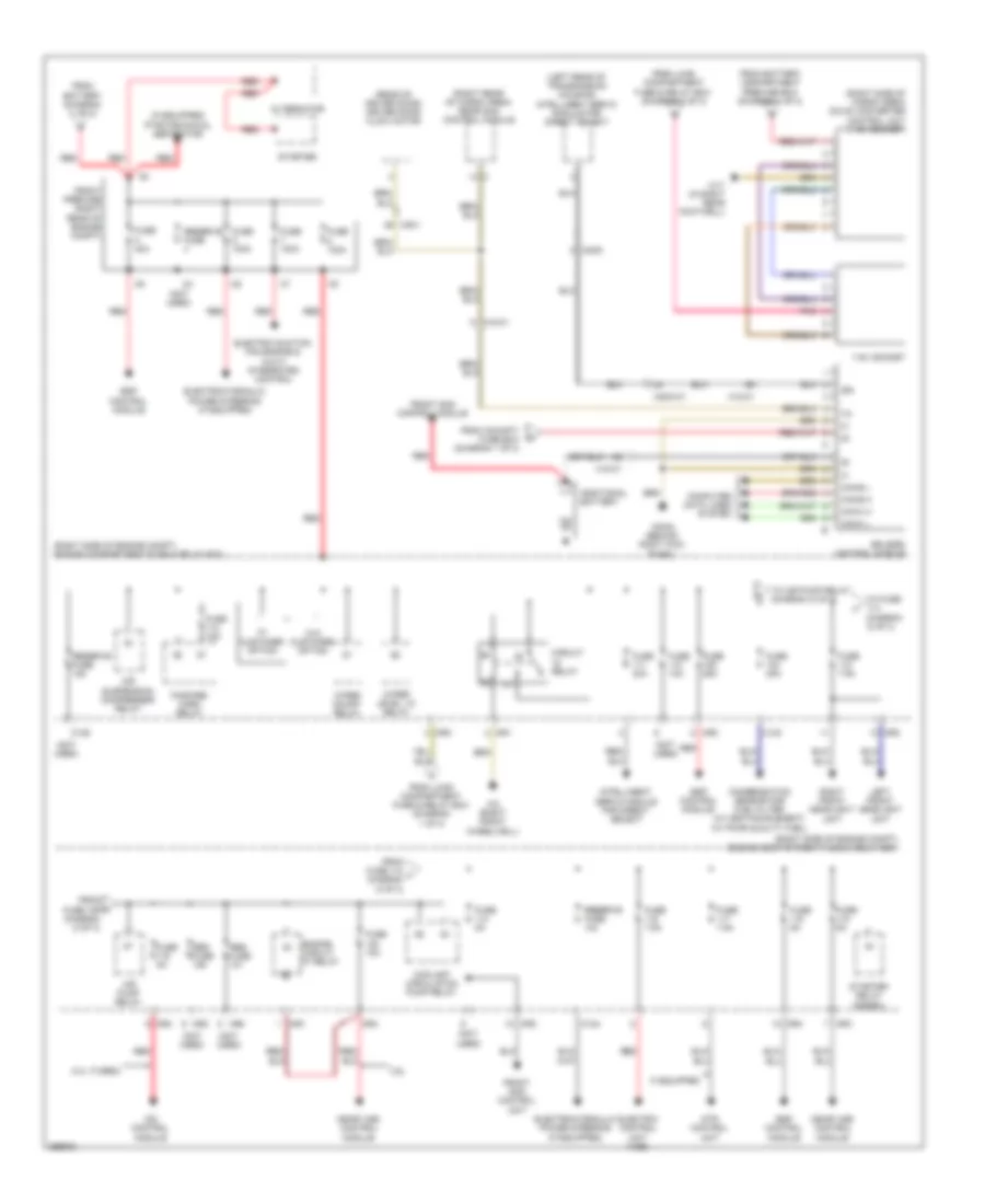 Power Distribution Wiring Diagram 3 of 3 for Mercedes Benz R350 4Matic 2011