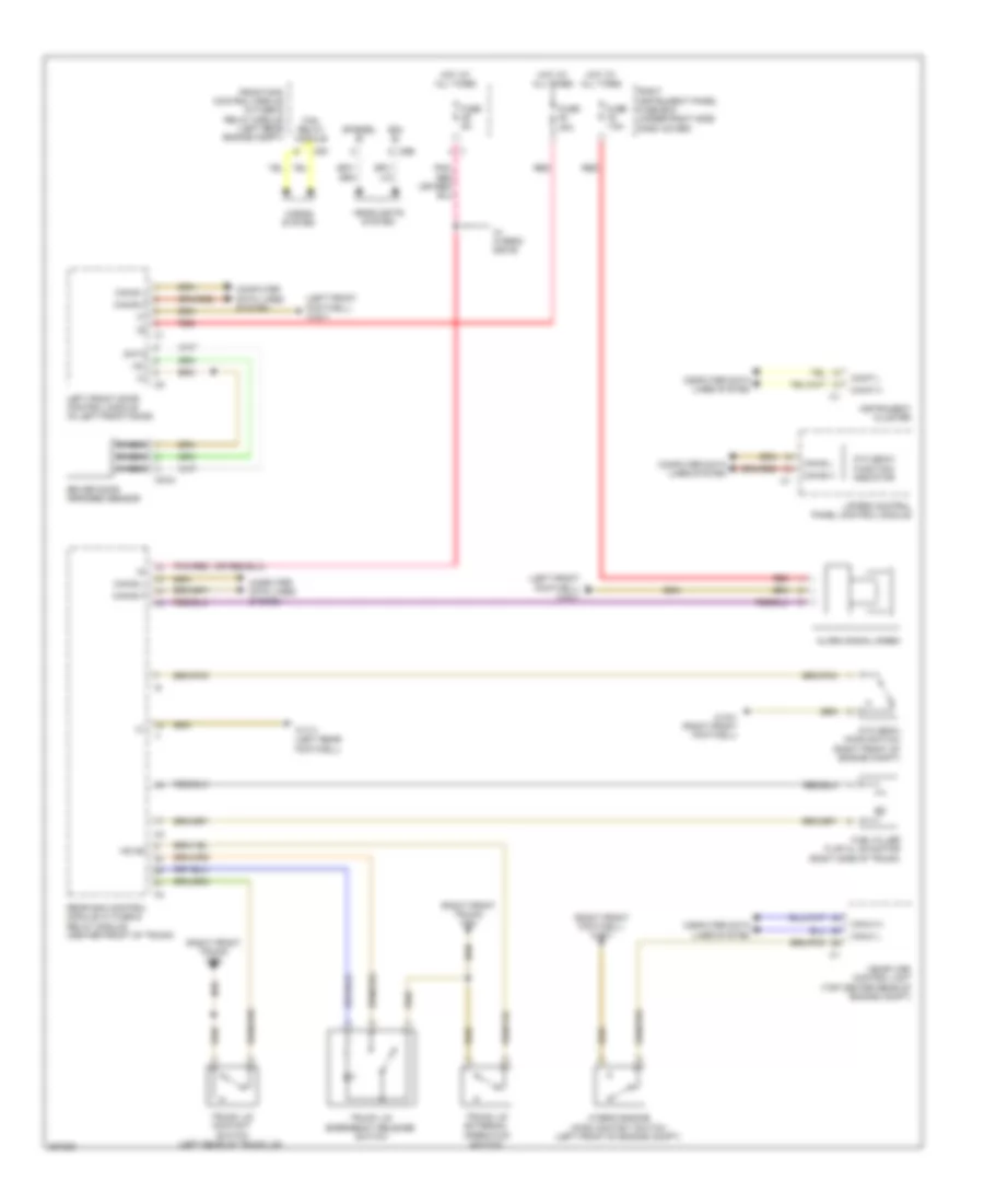 Anti theft Alarm Wiring Diagram for Mercedes Benz S550 4Matic 2012