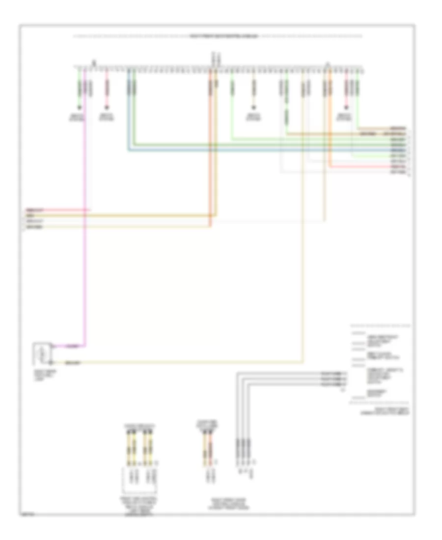 Passengers Memory Seat Wiring Diagram (2 of 3) for Mercedes-Benz S400 2011