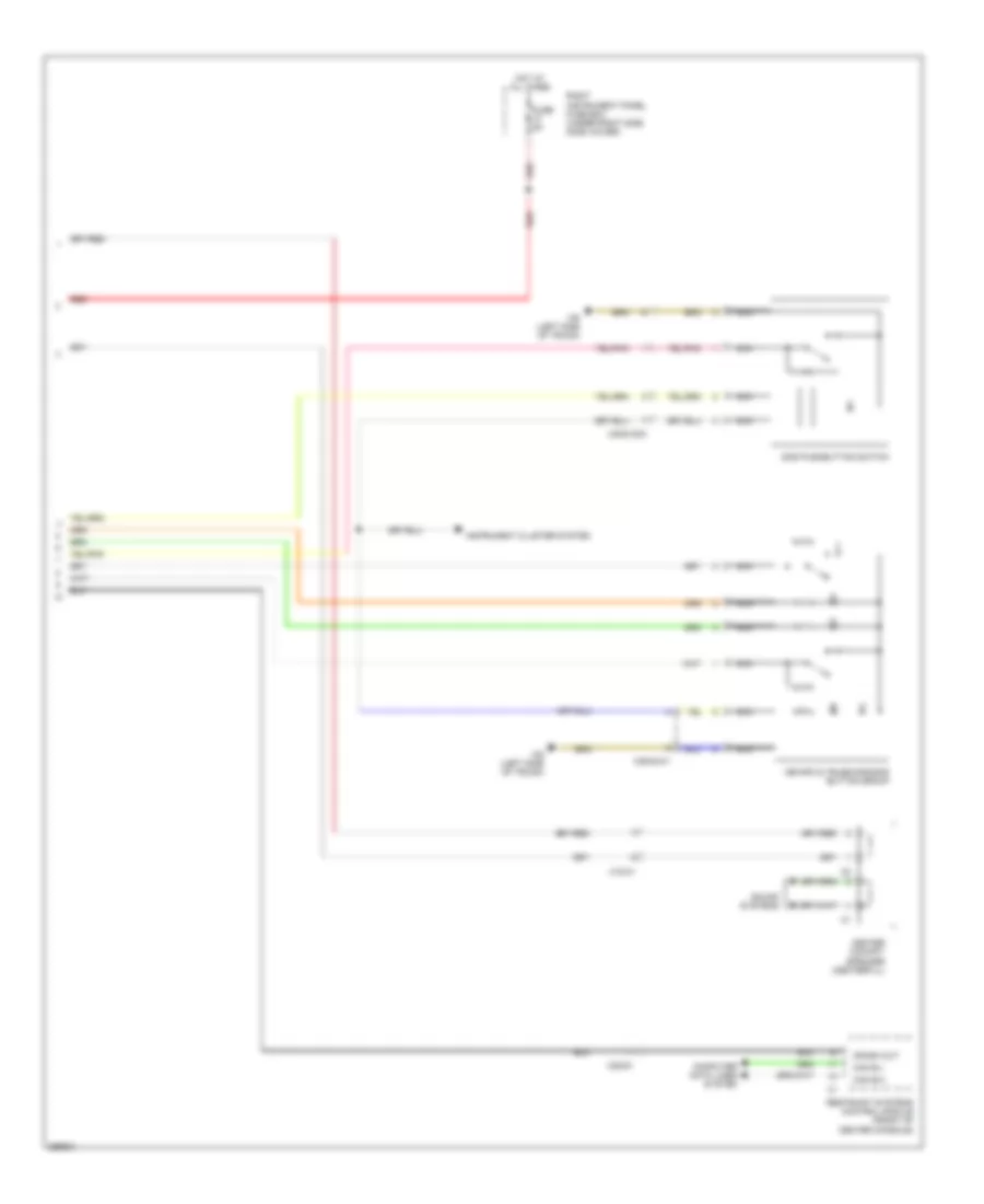 Emergency Call Wiring Diagram (2 of 2) for Mercedes-Benz S400 2011