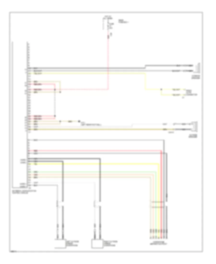 Intercom Control Module Wiring Diagram for Mercedes-Benz S400 2011