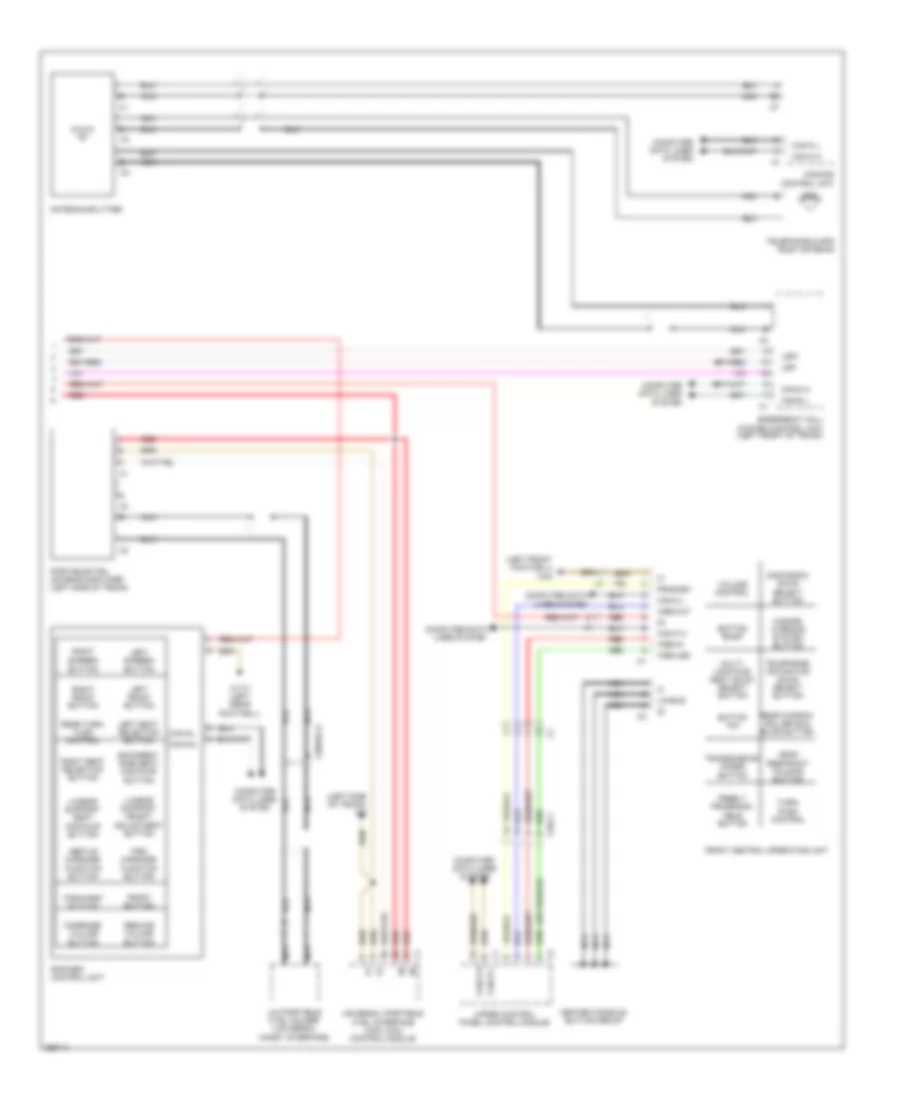 Radio Wiring Diagram (3 of 3) for Mercedes-Benz S400 2011
