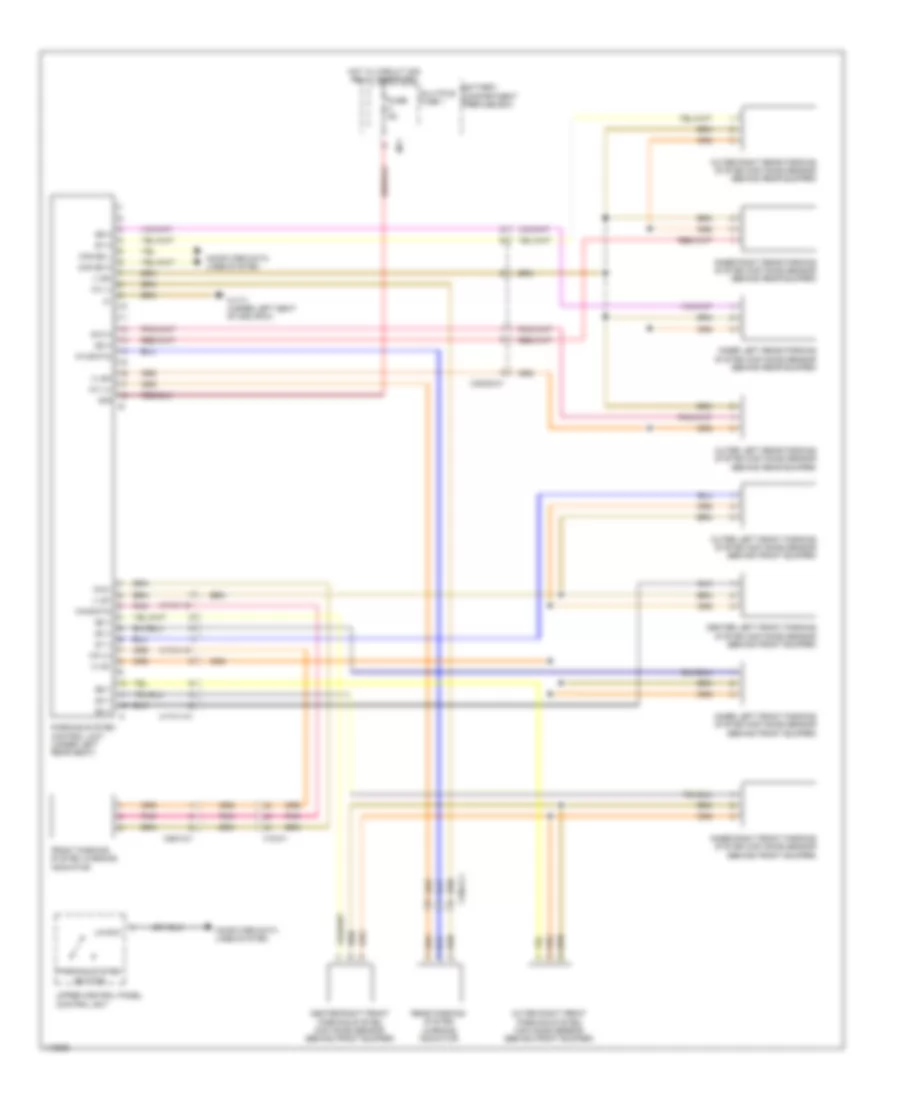 Parktronic Wiring Diagram for Mercedes Benz ML550 2013