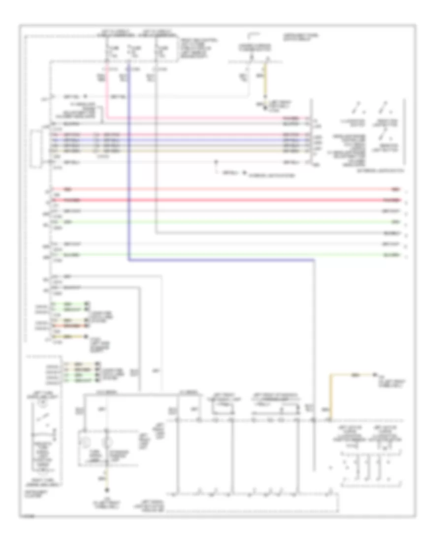 Exterior Lamps Wiring Diagram 1 of 3 for Mercedes Benz C250 2013