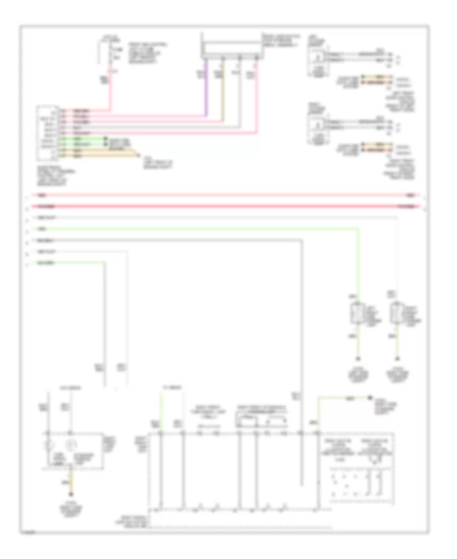 Exterior Lamps Wiring Diagram 2 of 3 for Mercedes Benz C250 2013