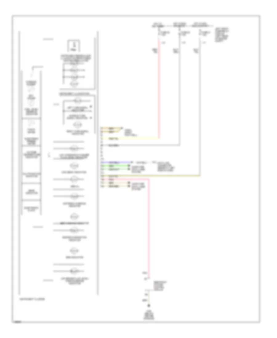 Instrument Cluster Wiring Diagram for Mercedes-Benz S500 2002